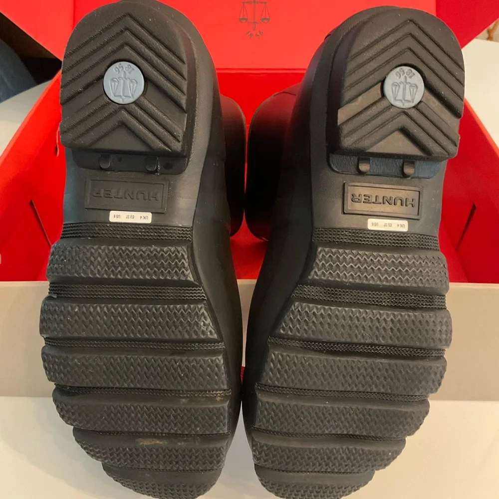 Hunter Original Short Black Waterproof Boots - Picture 4 of 15